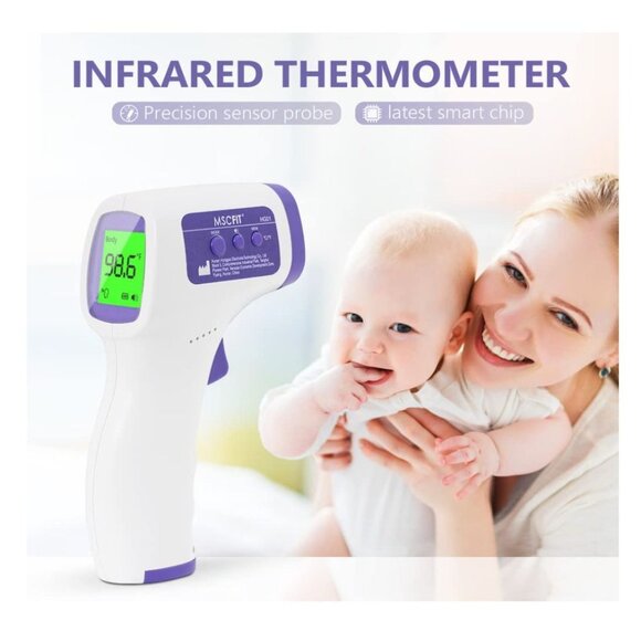 Thermometer, No-Touch Forehead Thermometer for Adults and Kids, 1 sec Reading, 3 - Picture 3 of 8